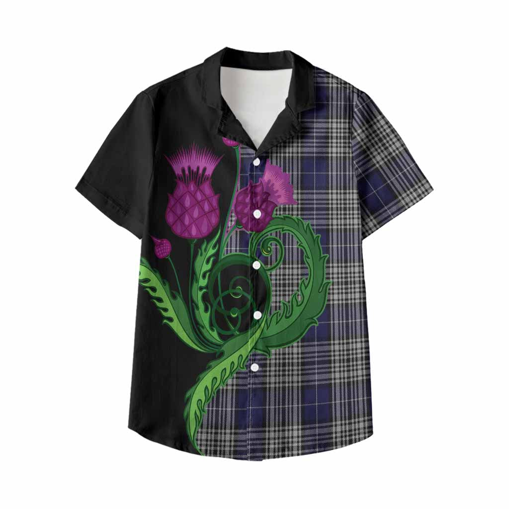 Napier Tartan Kid Hawaiian Shirt Traditional Scottish Thistle