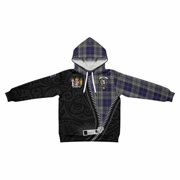 Napier Tartan Kid Hoodie New Zealand Pattern Unique Zipper Stylized