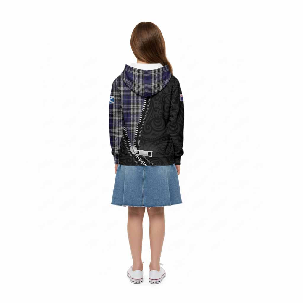 Napier Tartan Kid Hoodie New Zealand Pattern Unique Zipper Stylized