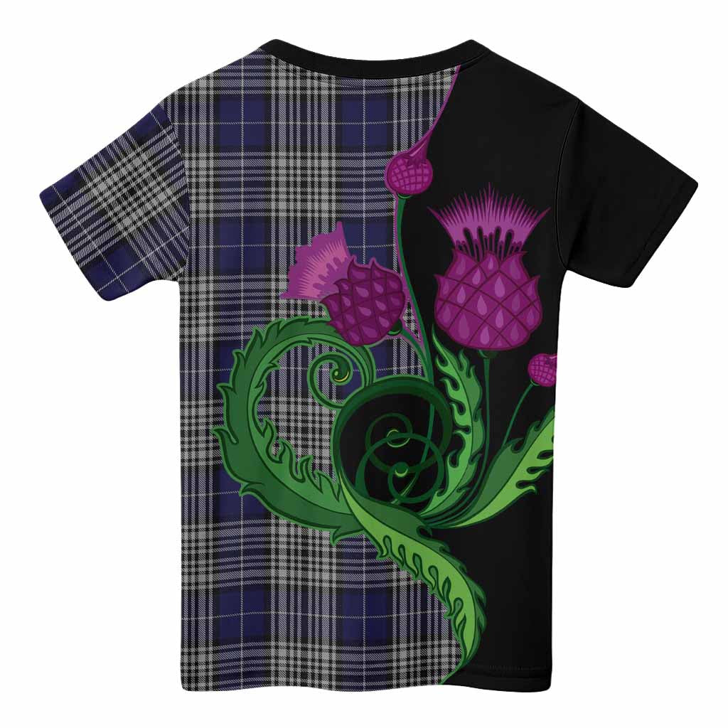 Napier Tartan Kid T-shirt Traditional Scottish Thistle