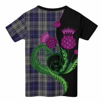 Napier Tartan Kid T-shirt Traditional Scottish Thistle