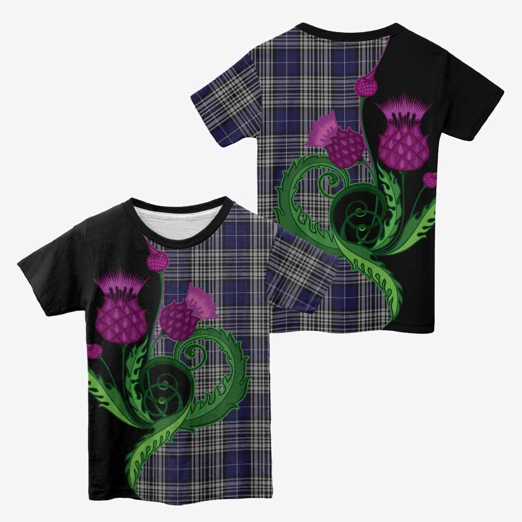 Napier Tartan Kid T-shirt Traditional Scottish Thistle