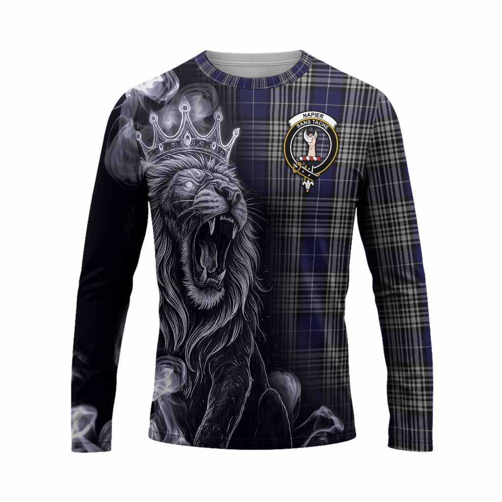 Napier Tartan Long Sleeve T-Shirt Roaring Lion Heritage