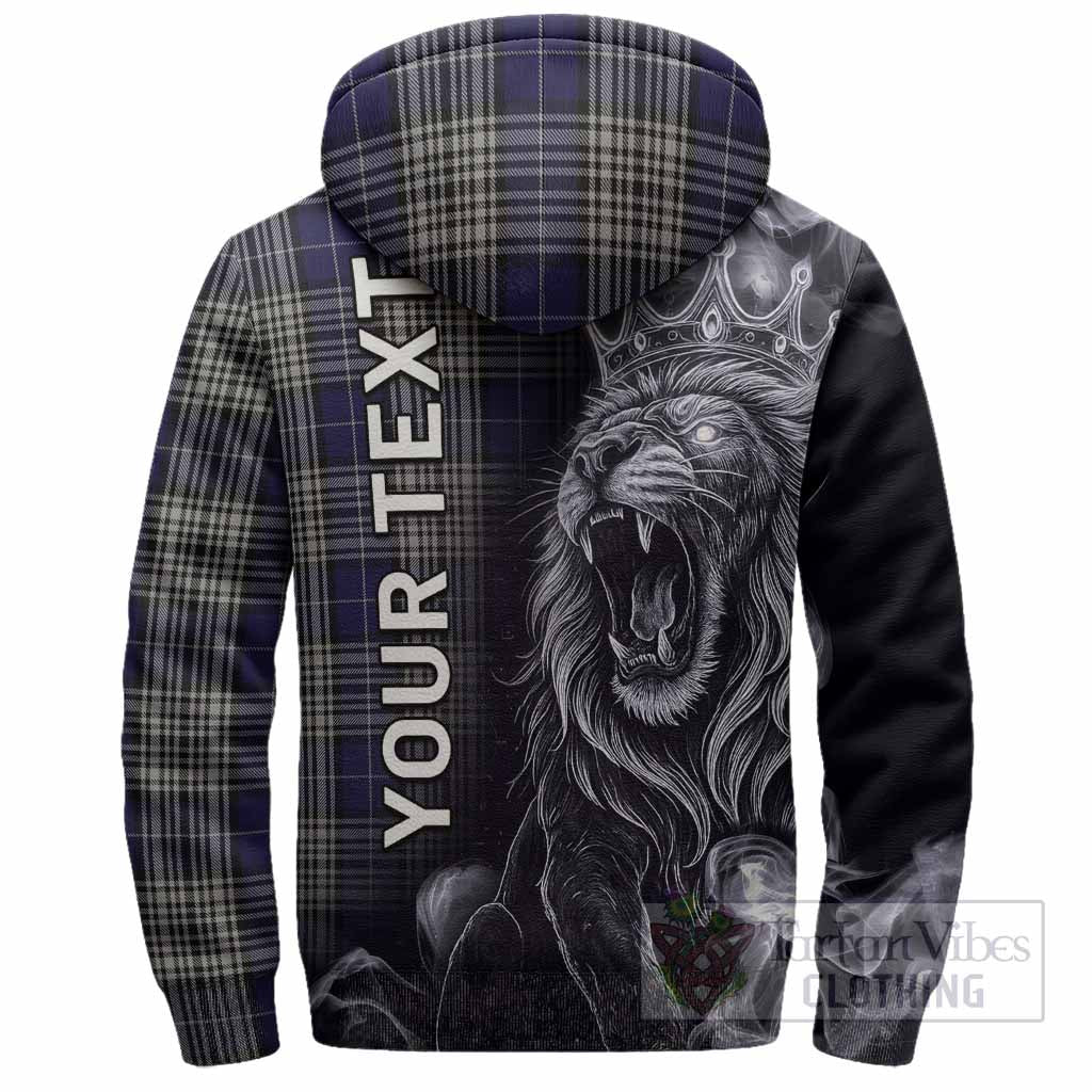 Napier Tartan Sherpa Hoodie Roaring Lion Heritage