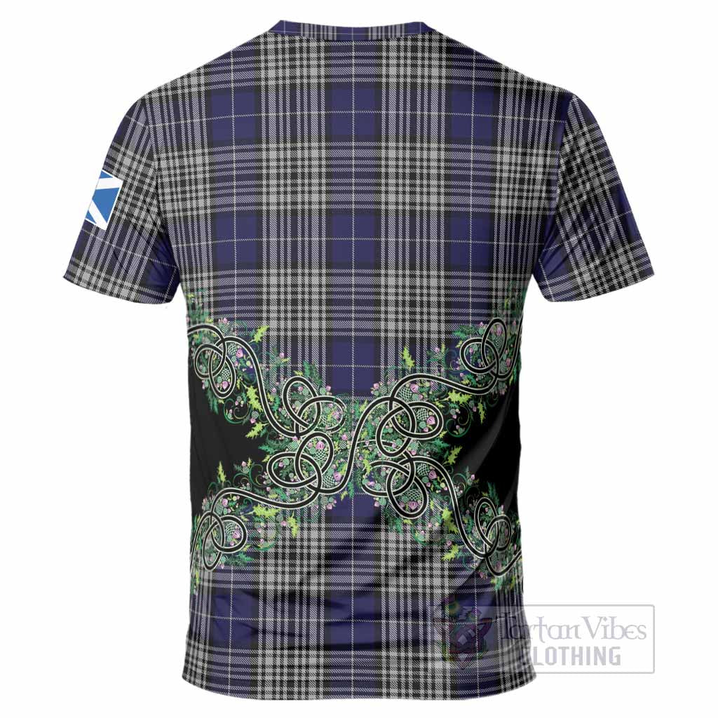 Napier Tartan T-Shirt Thistle Scottish Spirit