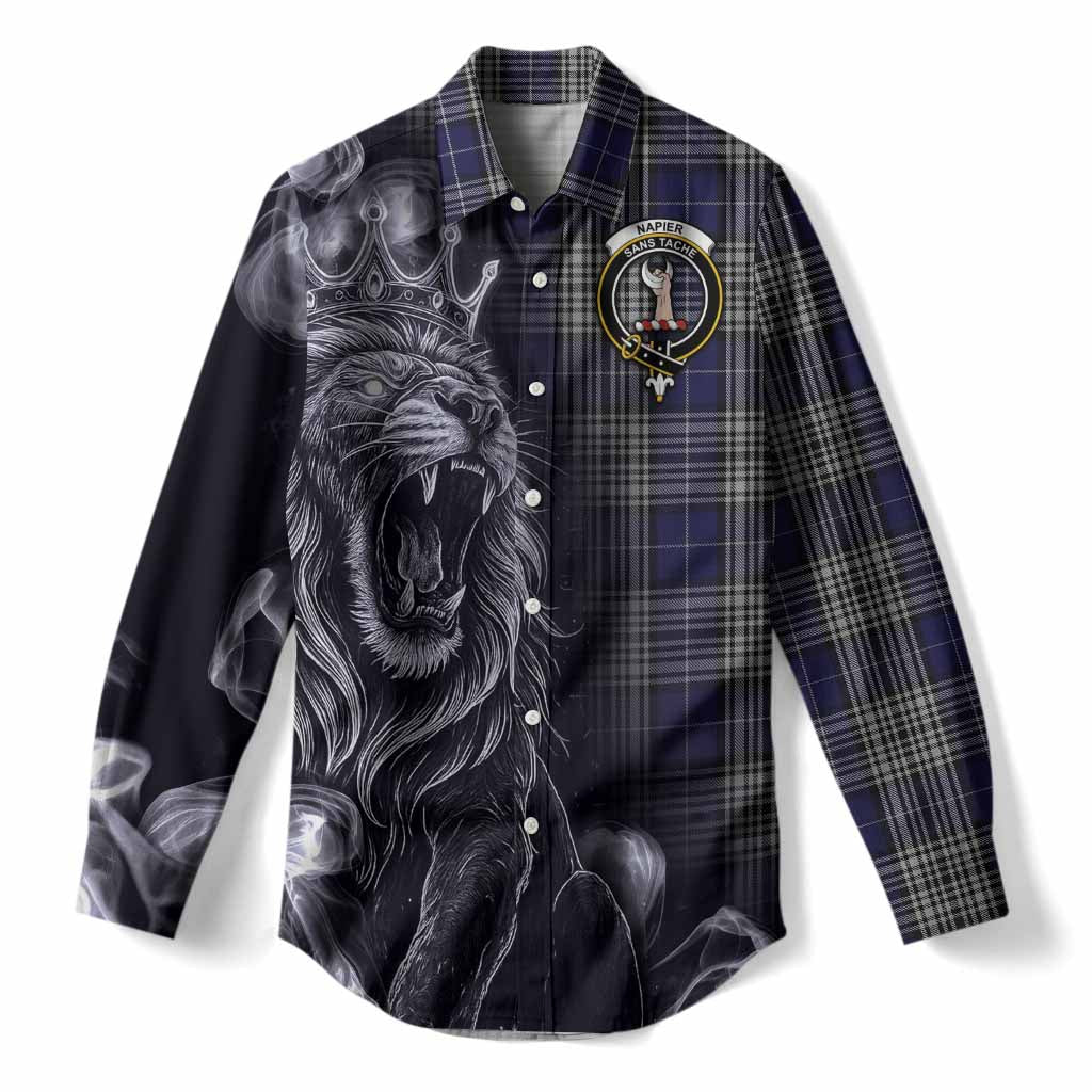 Napier Tartan Women Casual Shirt Roaring Lion Heritage