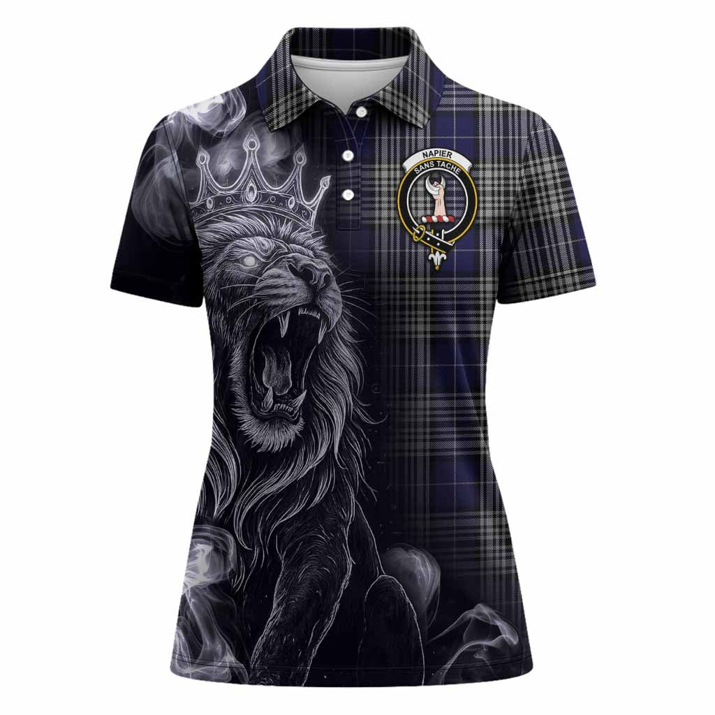 Napier Tartan Women Polo Shirt Roaring Lion Heritage