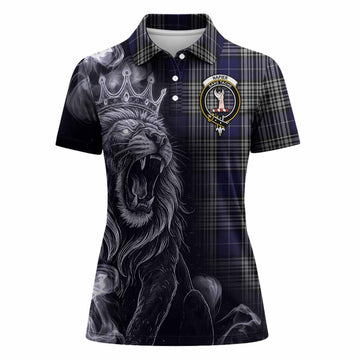 Napier Tartan Women Polo Shirt Roaring Lion Heritage