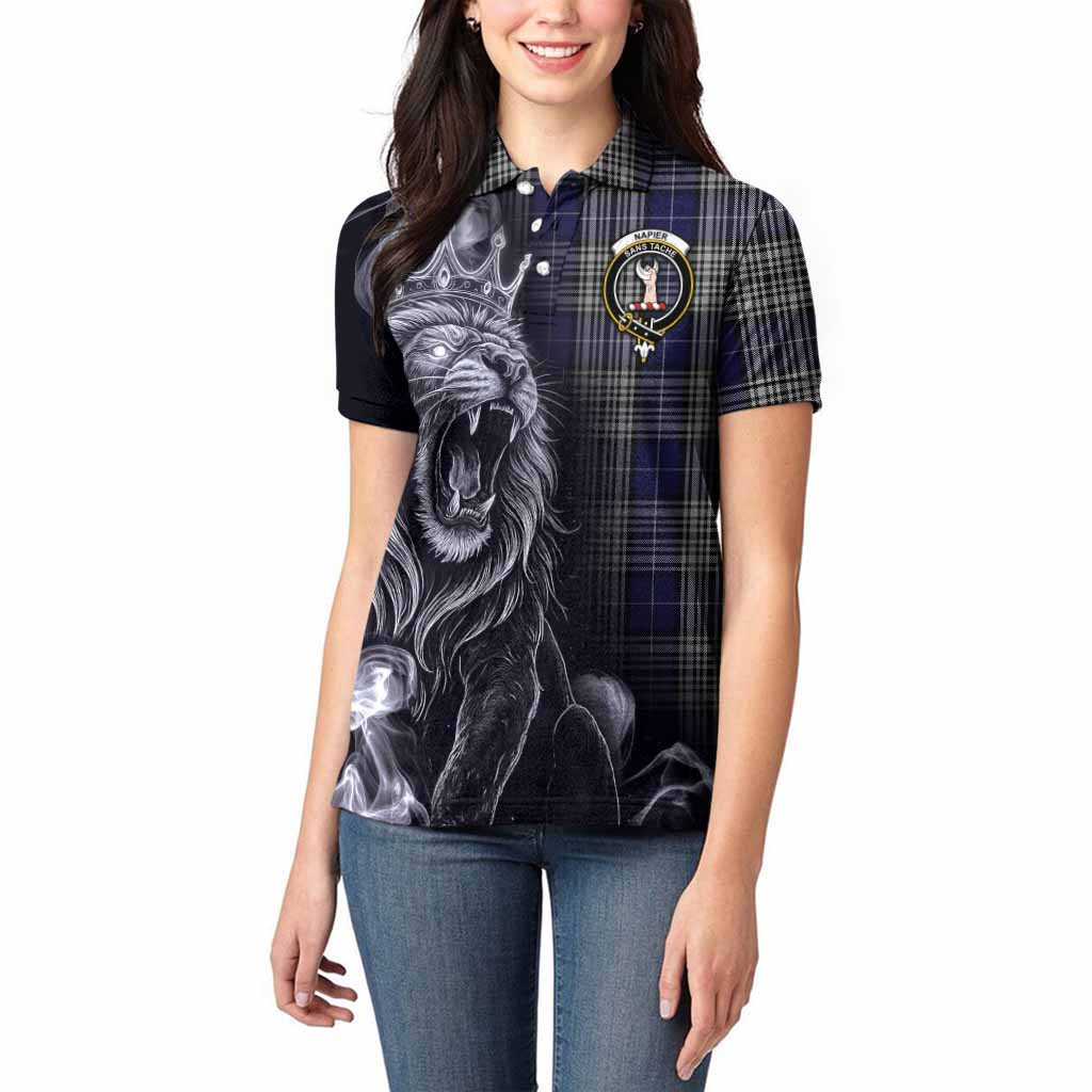Napier Tartan Women Polo Shirt Roaring Lion Heritage