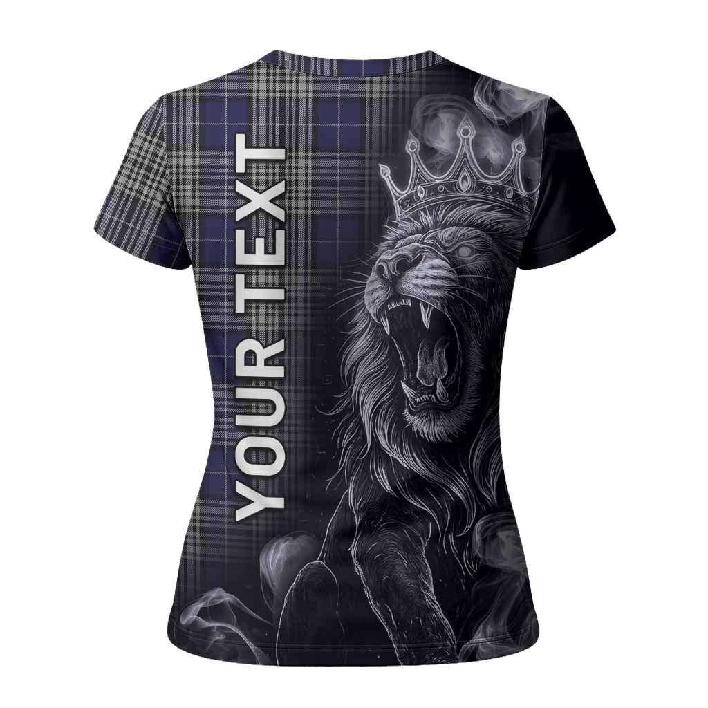 Napier Tartan Women T shirt Roaring Lion Heritage