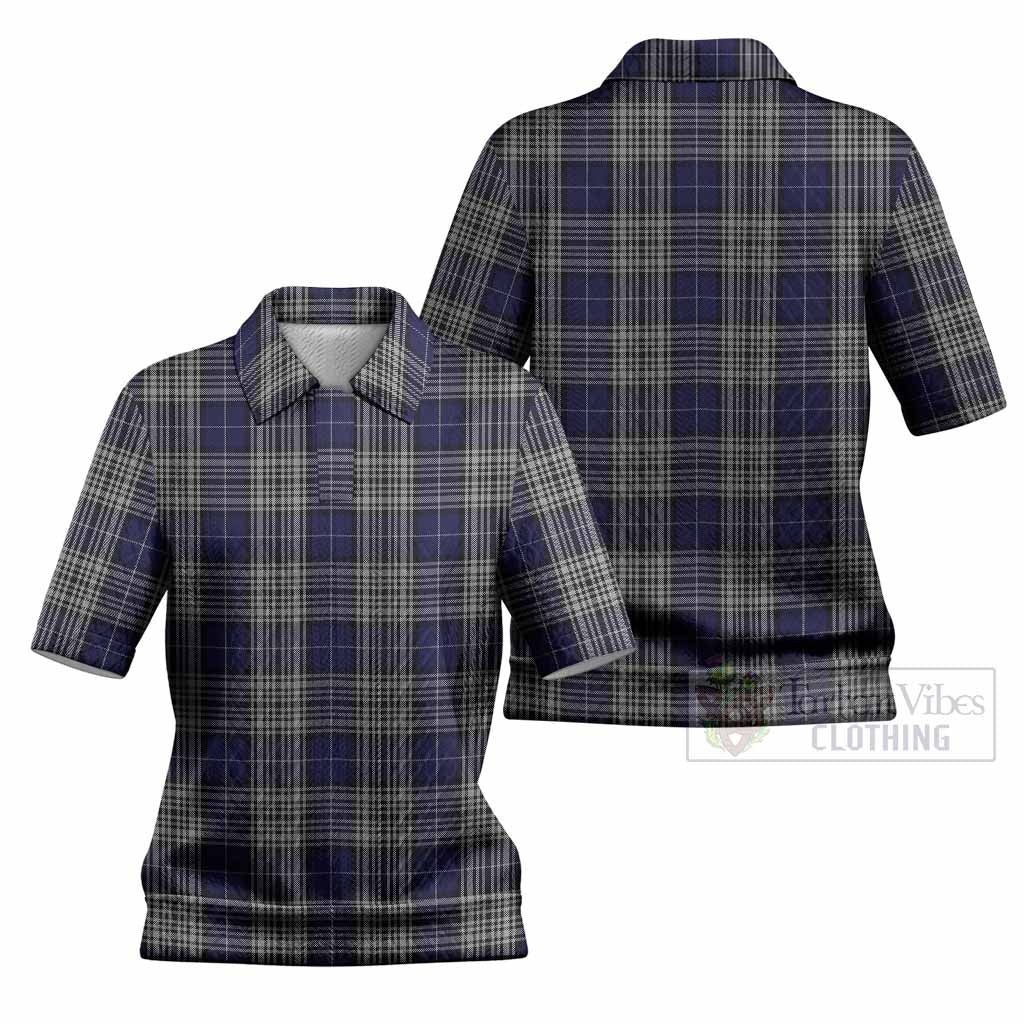 Napier Tartan Women’s Polo Sweater Top