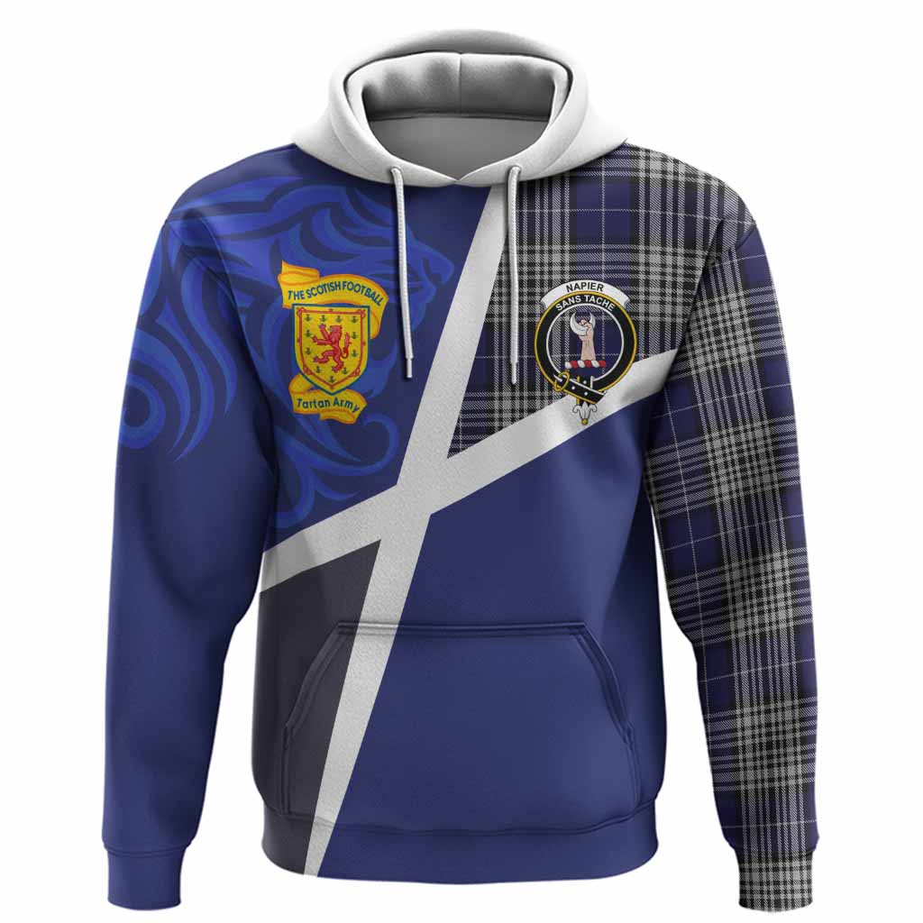 Napier The Scottish Football Crest Hoodie Lion-Tartan Army
