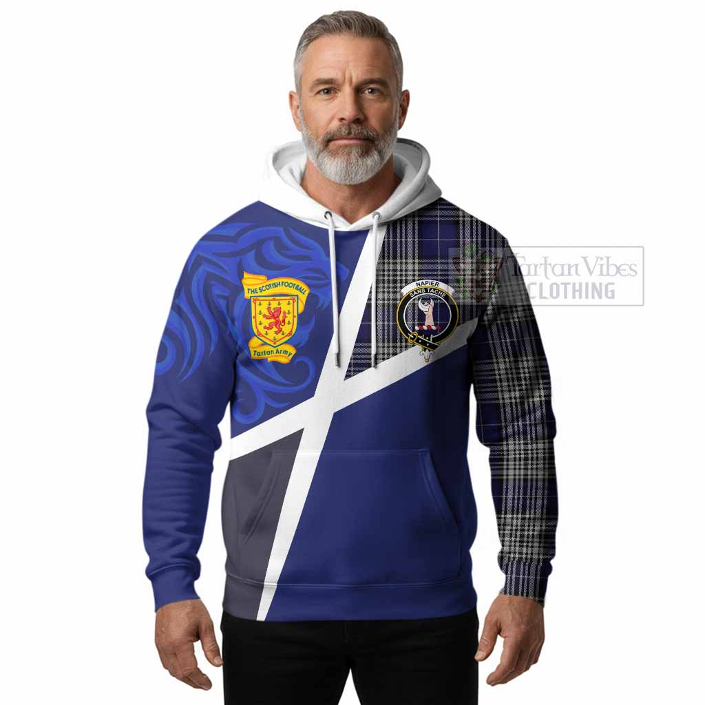 Napier The Scottish Football Crest Hoodie Lion-Tartan Army