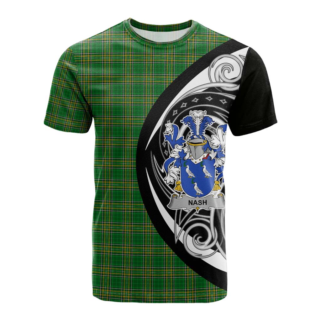 Tartan Vibes Clothing Nash Irish Clan Cotton T-shirt Celtic Circle Style