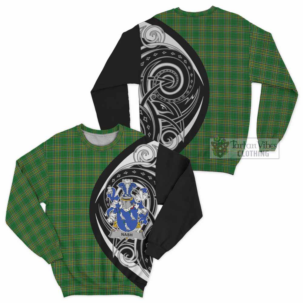 Nash Irish Clan Sweatshirt Celtic Circle Style - Tartan Vibes Clothing