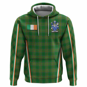 Nash Irish Clan Coat of Arm Tartan Hoodie Flag Style