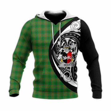 Tartan Vibes Clothing Neale Irish Clan Knitted Hoodie Celtic Circle Style