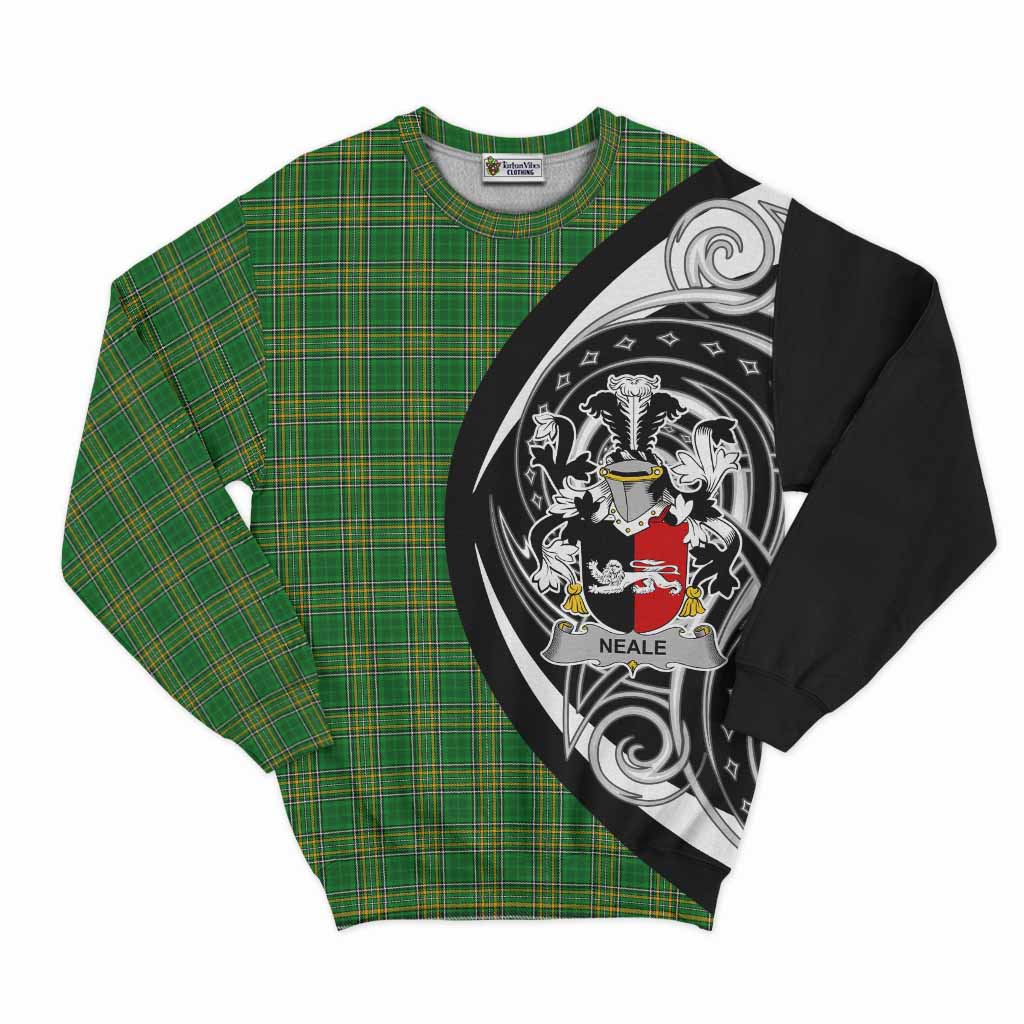 Neale Irish Clan Sweatshirt Celtic Circle Style Unisex - Tartan Vibes Clothing