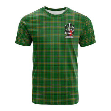 Neale Irish Clan Tartan Cotton T-shirt with Coat of Arms Kid's Shirt - Tartan Vibes Clothing
