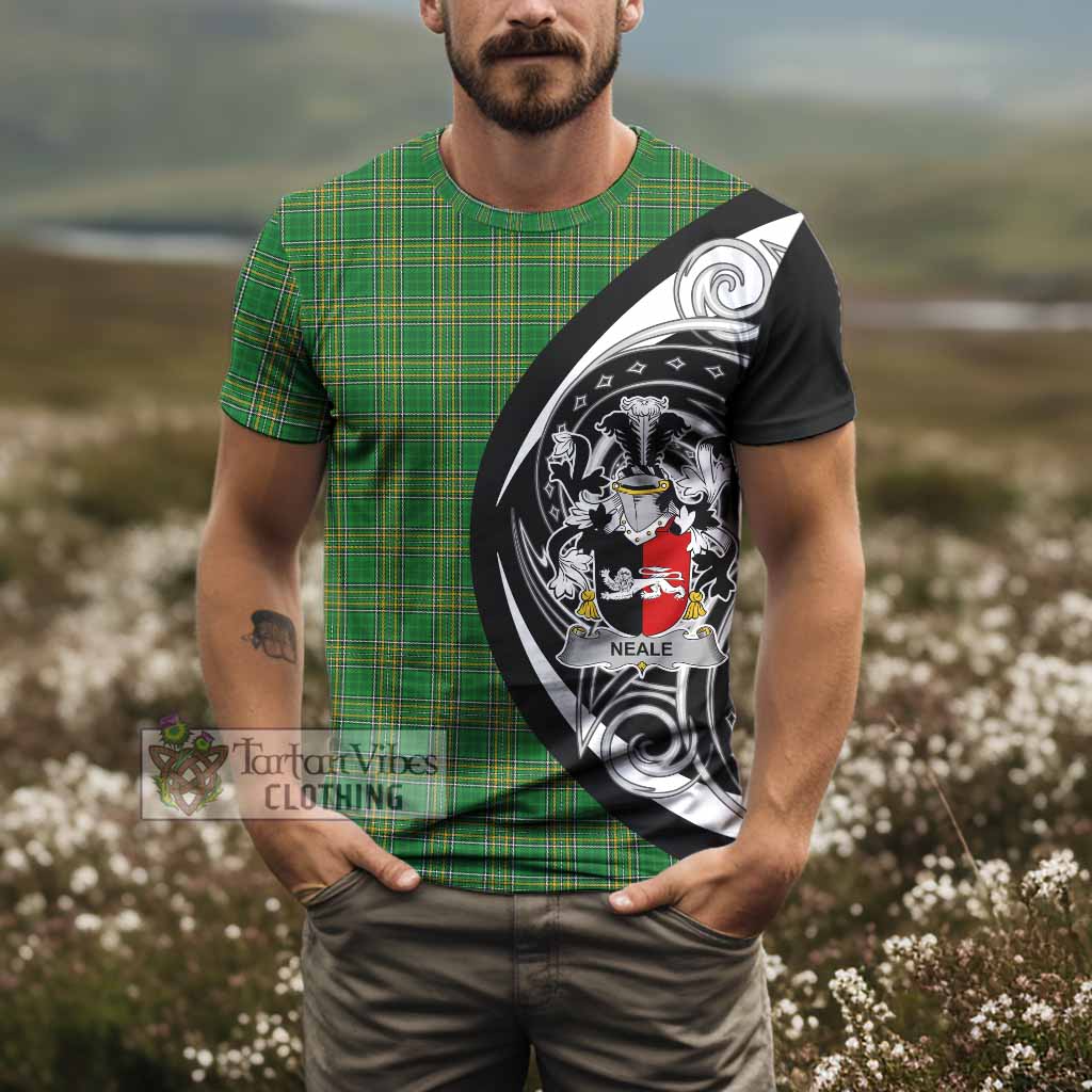 Neale Irish Clan T-Shirt Celtic Circle Style - Tartan Vibes Clothing