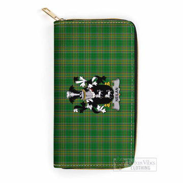 Neilan Irish Clan Tartan Women's Leather Wallet with Coat of Arms