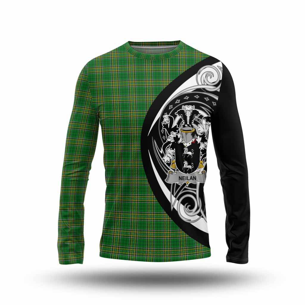Neilan Irish Clan Long Sleeve T-Shirt Celtic Circle Style Unisex - Tartan Vibes Clothing