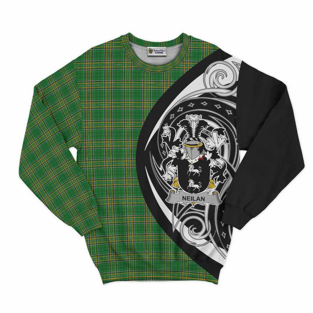Tartan Vibes Clothing Neilan Irish Clan Sweatshirt Celtic Circle Style