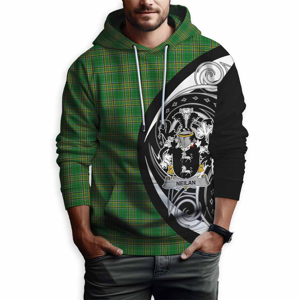 Neilan Irish Clan Hoodie Celtic Circle Style Pullover Hoodie - Tartan Vibes Clothing