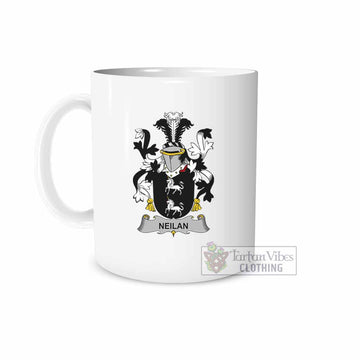 Neilan Irish Clan Coat of Arms Ceramic Mug
