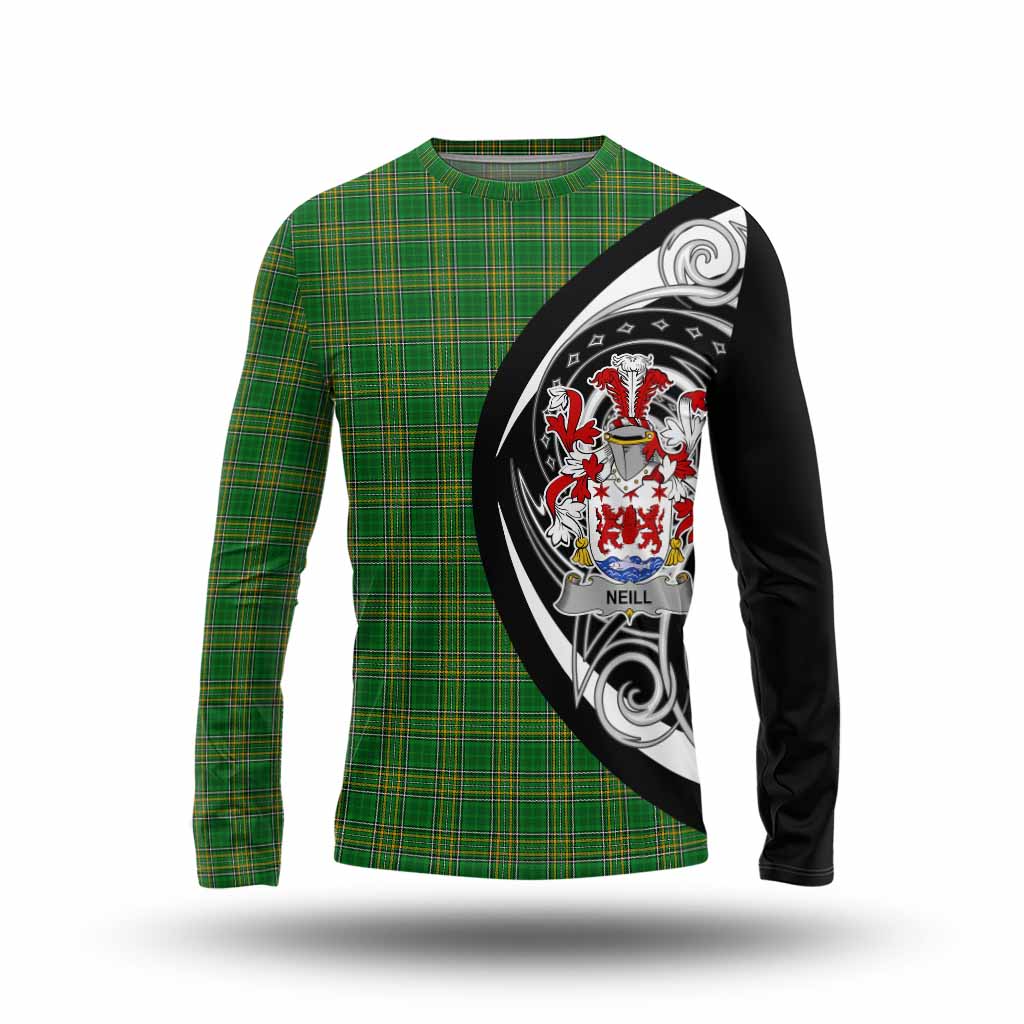 Tartan Vibes Clothing Neill Irish Clan Long Sleeve T-Shirt Celtic Circle Style