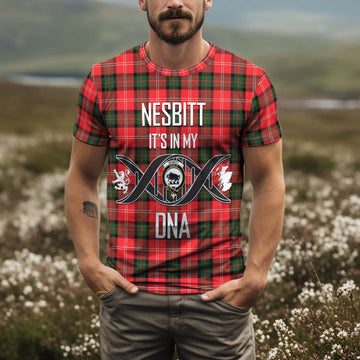 Nesbitt (Nisbet) Tartan T-Shirt with Family Crest DNA In Me Style Kid's Shirt - Tartan Vibes Clothing