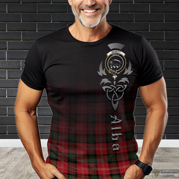 Tartan Vibes Clothing Nesbitt Modern Tartan T-Shirt Featuring Alba Gu Brath Family Crest Celtic Inspired