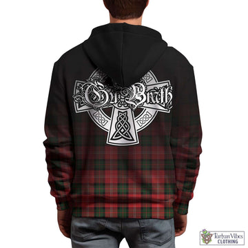 Tartan Vibes Clothing Nesbitt Modern Tartan Hoodie Featuring Alba Gu Brath Family Crest Celtic Inspired