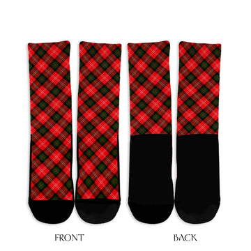 Nesbitt (Nisbet) Tartan Crew Socks Cross Style