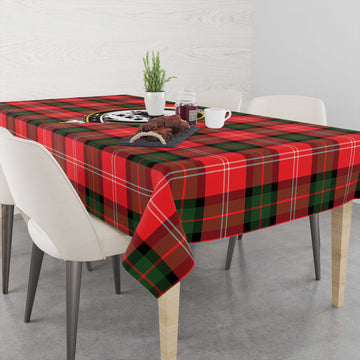Nesbitt Modern Tatan Tablecloth with Family Crest