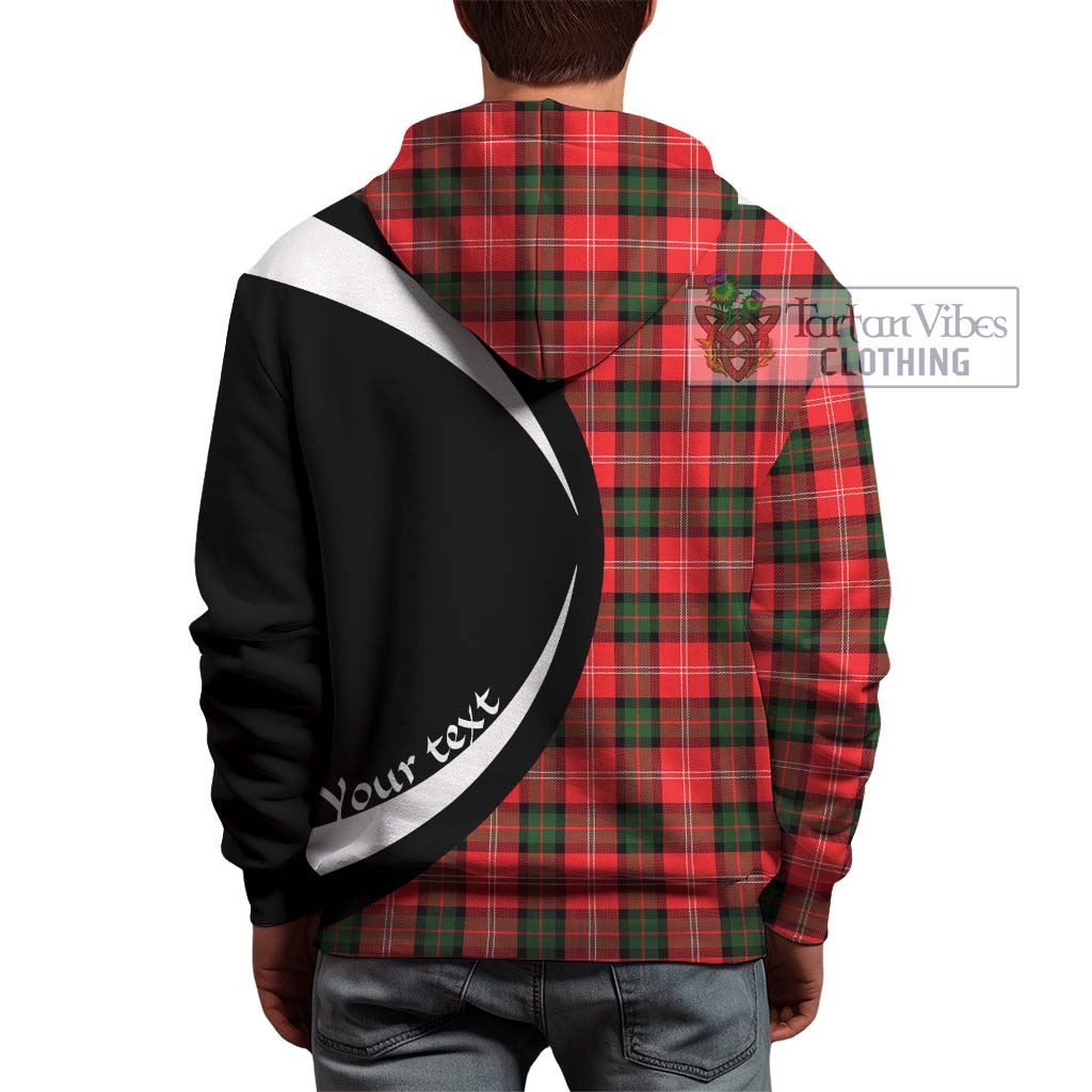 Nesbitt (Nisbet) Tartan Hoodie with Family Crest Circle Style - Tartan Vibes Clothing