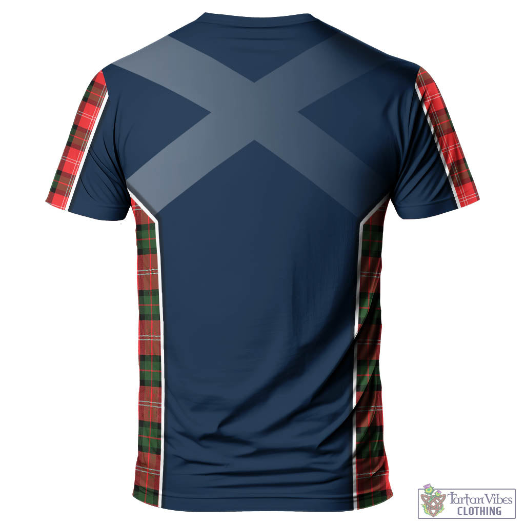 Tartan Vibes Clothing Nesbitt Modern Tartan T-Shirt with Family Crest and Scottish Thistle Vibes Sport Style