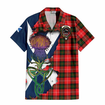 Nesbitt (Nisbet) Tartan Family Crest Hawaiian Shirt Scottish Thistle Celtic Inspired