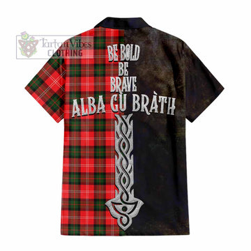 Nesbitt (Nisbet) Tartan Family Crest Hawaiian Shirt Alba Gu Brath Be Brave Lion Ancient Style