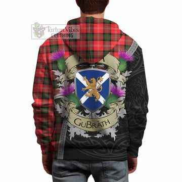 Tartan Vibes Clothing Nesbitt (Nisbet) Tartan Family Crest Hoodie Lion Rampant Royal Thistle Shield Celtic Inspired