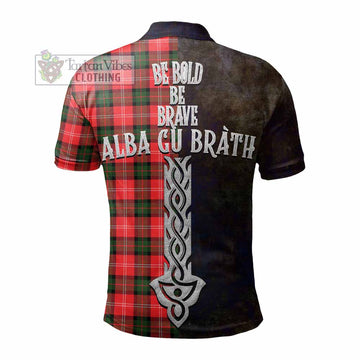 Nesbitt (Nisbet) Tartan Family Crest Polo Shirt Alba Gu Brath Be Brave Lion Ancient Style