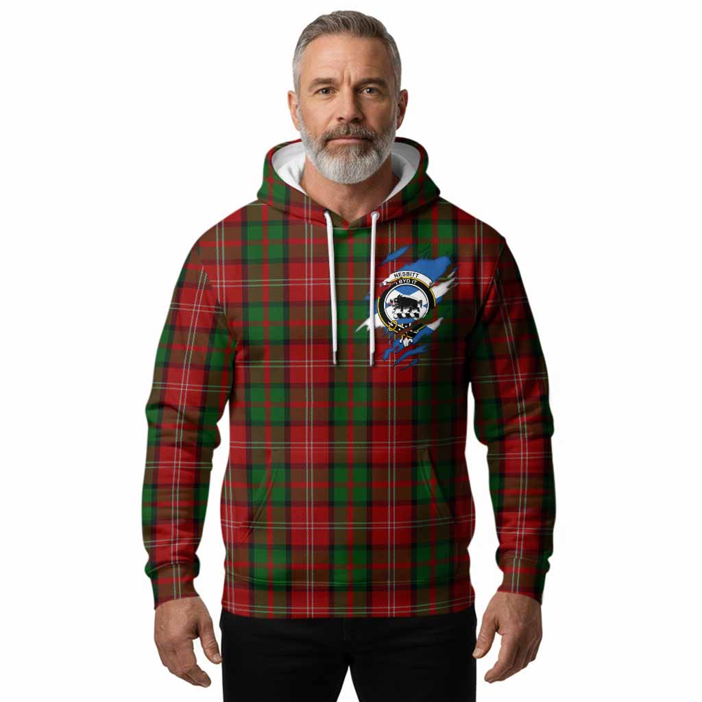 Nesbitt (Nisbet) Clan Crest In Me Tartan Hoodie Scotland Flag Style