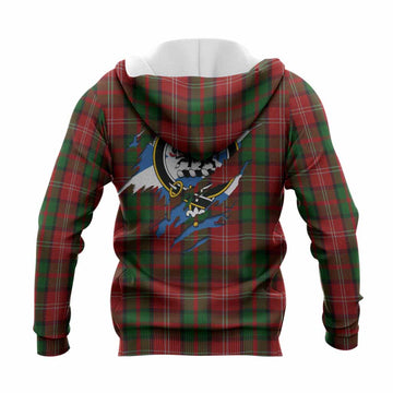 Nesbitt (Nisbet) Clan Crest In Me Tartan Knitted Hoodie Scotland Flag Style
