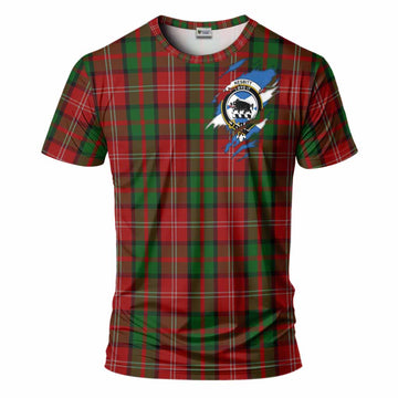 Nesbitt (Nisbet) Clan Crest In Me Tartan T-Shirt Scotland Flag Style