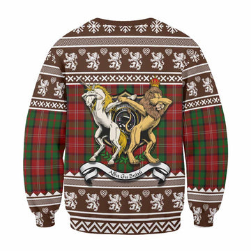Nesbitt (Nisbet) Clan Tartan Crest Christmas Sweatshirt Coat of Arms Funny Style