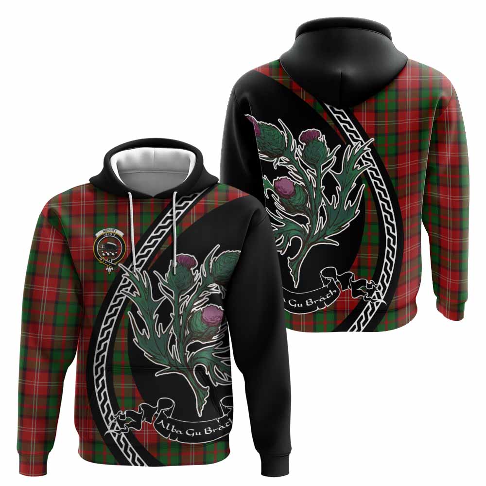 Nesbitt (Nisbet) Family Crest Tartan Hoodie Alba Thistle Inspired - Tartan Vibes Clothing