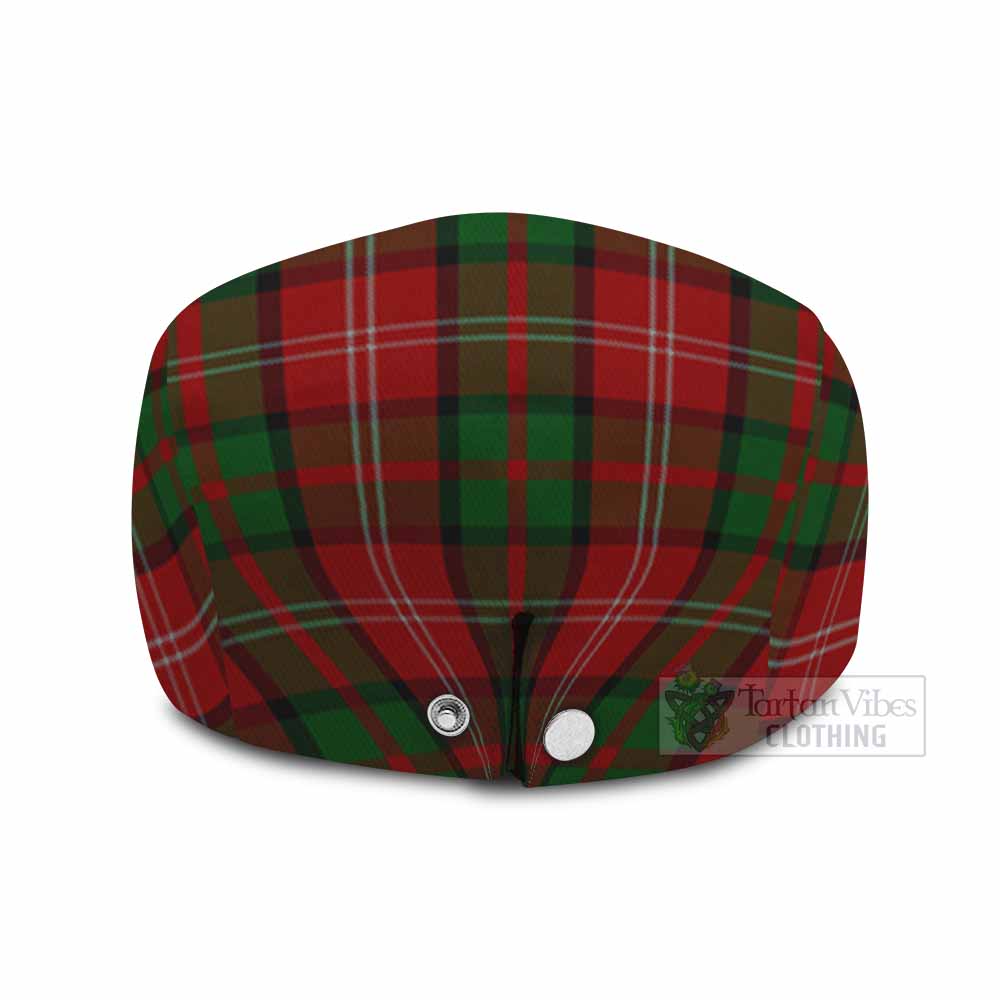 Nesbitt (Nisbet) Family Crest Tartan Jeff Cap, Tartan Flat Cap