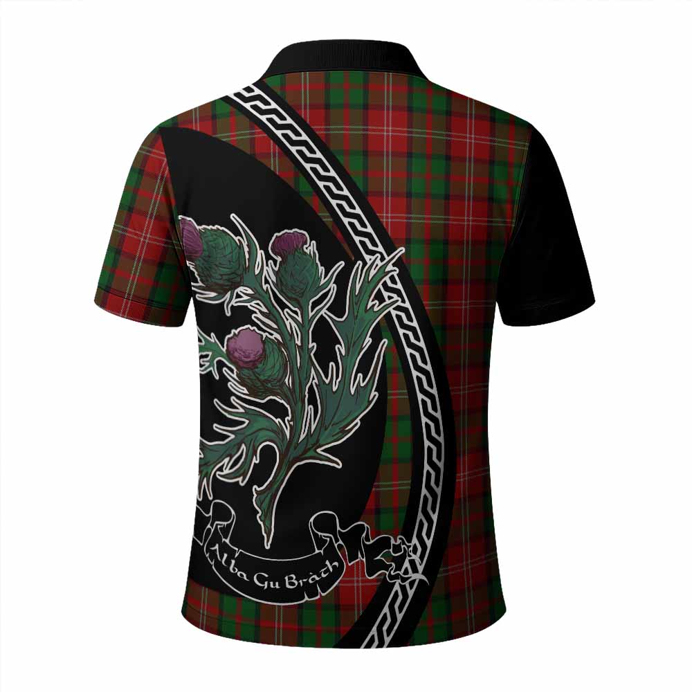 Nesbitt (Nisbet) Family Crest Tartan Polo Shirt Alba Thistle Inspired - Tartan Vibes Clothing
