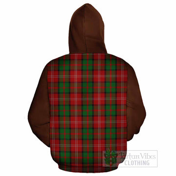 Nesbitt (Nisbet) Tartan Accent Cotton Hoodie with Family Crest