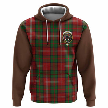 Nesbitt (Nisbet) Tartan Accent Hoodie with Family Crest
